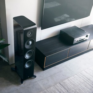 Yamaha NS-2000A Black-Piano Coppia Casse Pavimento 3vie T3 M8 2xW16 BassReflex 200W