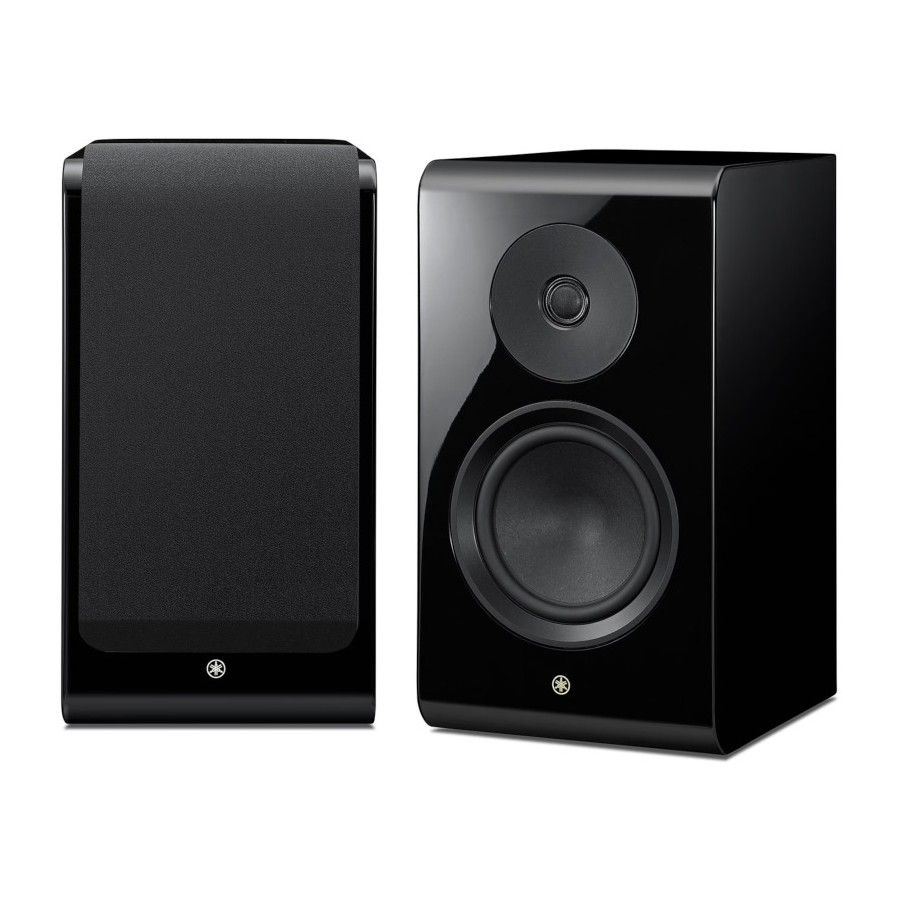 Yamaha NS-800A Black-Piano Coppia Casse Scaffale 2vie T3 W16 BassReflex 120W FeelTrueSound