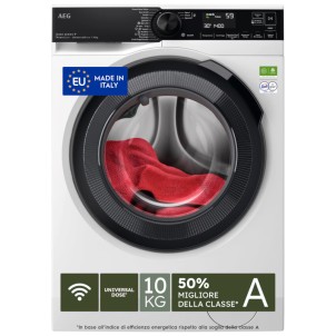 AEG LR8FH104VY Lavatrice 60cm 10Kg 1400giri CareDrum ProSteam PowerCare UniversalDose MotoreOKOInverter Serie8000