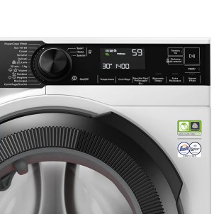 AEG LR8H94GBY Lavatrice 60cm 9Kg 1400giri CareDrum ProSteam PowerCare UniversalDose MotoreOKOInverter Serie8000