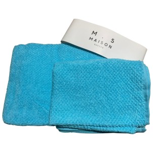 Maison Sucrée Asciugamani Viso e Ospite Pepe var.30 Aqua Spugna 100% Cotone