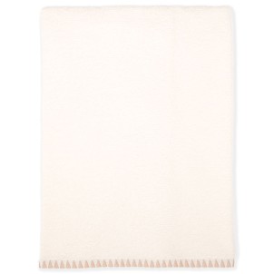 Maison Sucrée Telo Doccia Brera var.02 Burro 100x150 con Gancio Spugna 100% Cotone