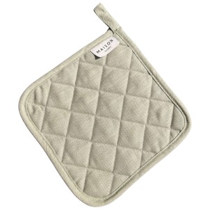 Maison Sucrée Presina Classica Trapuntata Essenziale var.08 Salvia 19x19cm Misto Lino