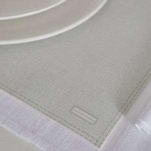 Maison Sucrée Tovaglietta Americana in Vinile Essenziale var.04 Tortora 33x45