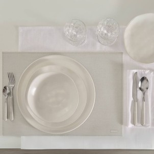 Maison Sucrée Tovaglietta Americana in Vinile Essenziale var.09 Grigio 33x45