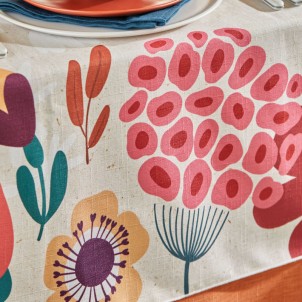 Maison Sucrée Tovaglia Korin Boqueria 155x225 Tessuto AntiMacchia NoStiro