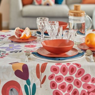 Maison Sucrée Tovaglia Korin Boqueria 155x225 Tessuto AntiMacchia NoStiro