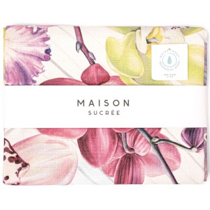 Maison Sucrée Tovaglia Korin Orchidea 155x225 Tessuto AntiMacchia NoStiro