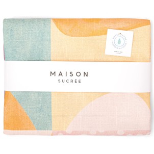 Maison Sucrée Tovaglia Korin Pastelli Vibranti 155x225 Tessuto AntiMacchia NoStiro