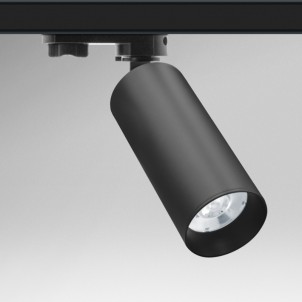 Century RGTNE-GU10 Black Regia Shop GU10 Faretto Orientabile con Portalampada GU10 per Binario Serie Track Light