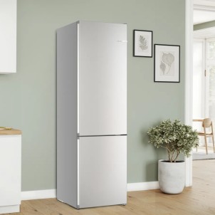 Bosch KGN392I1F Inox Frigorifero Combinato 203x60 NoFrost VitaFresh 0°C Inverter Silent29dB ManiglieIntegrate Serie4