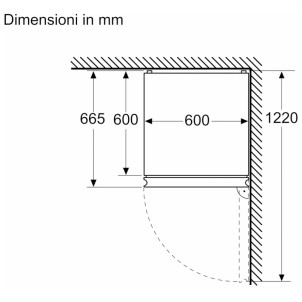 Bosch KGN392I1F Inox Frigorifero Combinato 203x60 NoFrost VitaFresh 0°C Inverter Silent29dB ManiglieIntegrate Serie4