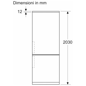 Bosch KGN392I1F Inox Frigorifero Combinato 203x60 NoFrost VitaFresh 0°C Inverter Silent29dB ManiglieIntegrate Serie4