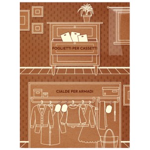 Nuncas Antitarme Proteggitessuti 2 Cialde Magic Wood Efficace per 6 Mesi