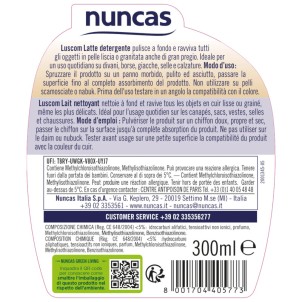 Nuncas Luscom 300ml Latte Detergente Pelle