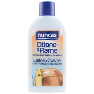 Nuncas Ottone e Rame 250ml Crema Detergente e Lucidante