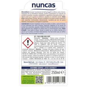 Nuncas Ottone e Rame 250ml Crema Detergente e Lucidante