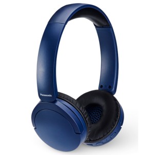 Panasonic RB-HF630BE-A Blue Cuffia Padiglione OnEar Bluetooth Multipoint Autonomia 72h Comandi Vocali