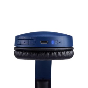 Panasonic RB-HF630BE-A Blue Cuffia Padiglione OnEar Bluetooth Multipoint Autonomia 72h Comandi Vocali