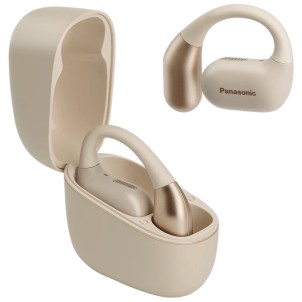 Panasonic RB-F10DE-C Beige Auricolari Open Design Bluetooth TrueWireless Autonomia25h Custodia ComandiVocali