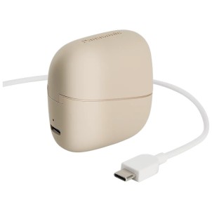 Panasonic RB-F10DE-C Beige Auricolari Open Design Bluetooth TrueWireless Autonomia25h Custodia ComandiVocali