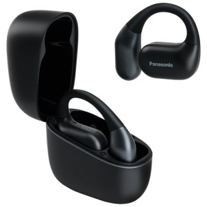 Panasonic RB-F10DE-K Black Auricolari Open Design Bluetooth TrueWireless Autonomia25h Custodia ComandiVocali