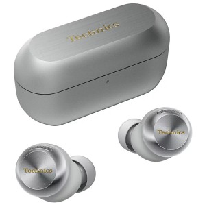 Technics EAH-AZ100E-S Silver Auricolari Bluetooth Multipoint DualHybridNoiseCancelling MagneticFluidDriver Custodia 