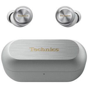 Technics EAH-AZ100E-S Silver Auricolari Bluetooth Multipoint DualHybridNoiseCancelling MagneticFluidDriver Custodia 