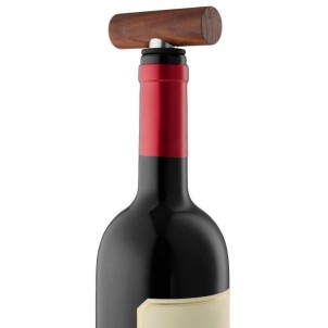 Eva Solo Liquid Lounge Wine Stopper Legno Noce e Acciaio Tappo per Vino