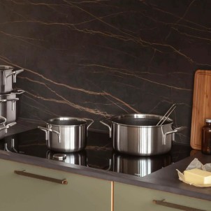 Eva Solo Pentola 2,2L 16cm Multi Mosaic Slip-Let Ceramic Funziona su Gas Elettrico Induzione Forno