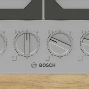 Bosch PCP6A5I90 Inox Piano Cottura Gas 60cm FlameSelect Manopole Magnetiche Serie6