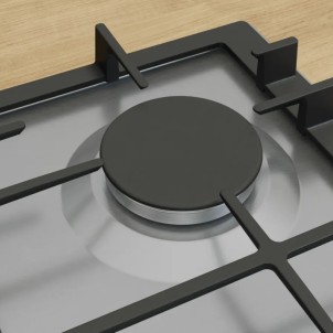 Bosch PCP6A5I90 Inox Piano Cottura Gas 60cm FlameSelect Bruciatore turboWok Manopole Magnetiche Serie6