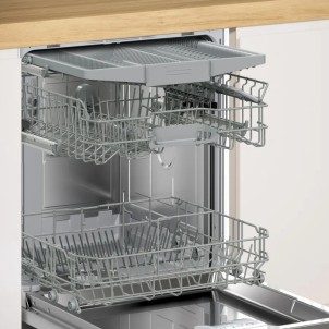 Bosch SMV2HVX06E Lavastoviglie Incasso 14Coperti 3°Cestello 46dB VascaPolinox HomeConnect Serie2