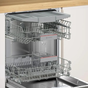 Bosch SMV4HVX14E Lavastoviglie Incasso 14Coperti 3°Cestello 46dB SpeedPerfect+ VascaPoliInox Serie4