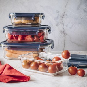 Barazzoni Contenitore Vetro con Coperchio 1520ml 4-6 Porzioni