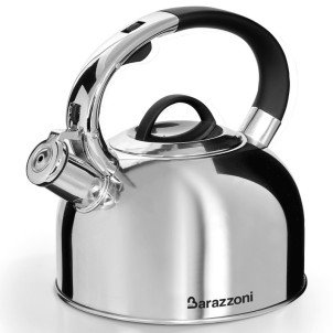 Barazzoni Bollitore 2,5L Inox per Piani Cottura Induzione Gas Vetroceramica Elettrico