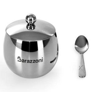 Barazzoni Zuccheriera con Cucchiaino Acciaio Inox MyUtensil