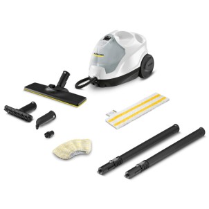 Karcher SC 4 EasyFix White Pulitore a Vapore a Traino Pressione 3,5 bar Serbatoio Estraibile