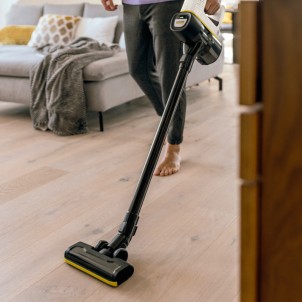 Karcher VC 4 Cordless myHome White Scopa Ricaricabile 21,6V Autonomia 30min SenzaSacchetto