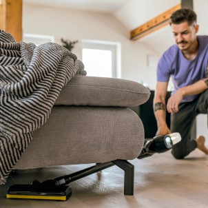 Karcher VC 4 Cordless myHome White Scopa Ricaricabile 21,6V Autonomia 30min SenzaSacchetto