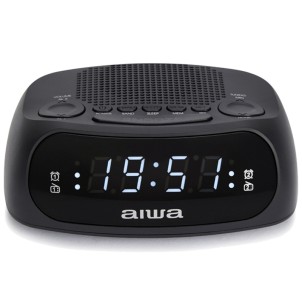 Aiwa CR-09J Black Radiosveglia FM 2x Sveglia Snooze Sleep