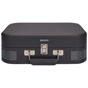 Aiwa VPX-1951TN Black Giradischi Valigetta Altoparlanti 33/45 giri Bluetooth USB-REC/Play LineIN Testina AudioTechnica