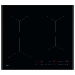 AEG OIO64A00FB Black Piano Cottura Induzione PowerBoost DirekTouch Timer Foro Incasso 56x49cm
