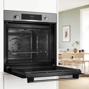 Bosch HBA514BS3 Forno Incasso Multifunzione 7 Tipi di Cottura HotAir 3D Serie4
