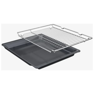 Bosch HBA514BS3 Forno Incasso Multifunzione 7 Tipi di Cottura HotAir 3D Serie4