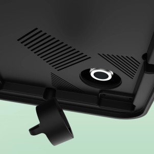 SteamOne Henri 2 Black Steamer Verticale 2000W Vapore 42g/min 1,8L Appendino Ruote