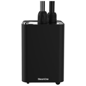 SteamOne Henri 2 Black Steamer Verticale 2000W Vapore 42g/min 1,8L Appendino Ruote