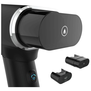 SteamOne James 2 Black Steamer Portatile Pieghevole 2000W Vapore 35g/min 80-150ml