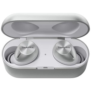 Technics EAH-AZ40M2ES Silver Auricolari Bluetooth Multipoint Noise Cancelling 5,5h Custodia