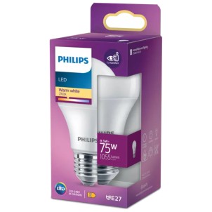 Philips LED Goccia SM E27 9,5W 230V 1055lm 2700K Lampadina LED Equivalente 75W